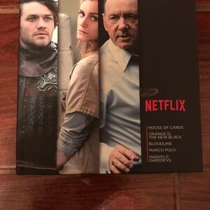 Netflix Promotional Box Set with Red Logo